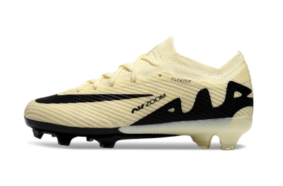 Kids Kids Nike Air Zoom Mercurial Vapor 15 Elite FG Firm Ground Low-Tops Football Boots - Beige/Black