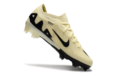 Kids Kids Nike Air Zoom Mercurial Vapor 15 Elite FG Firm Ground Low-Tops Football Boots - Beige/Black