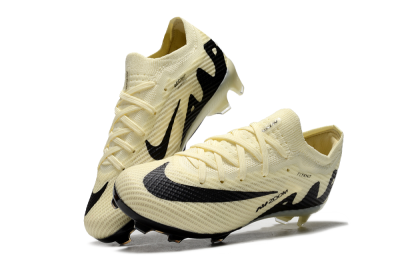 Kids Kids Nike Air Zoom Mercurial Vapor 15 Elite FG Firm Ground Low-Tops Football Boots - Beige/Black