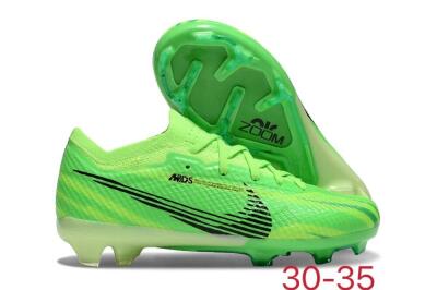 Kids Kids Nike Air Zoom Mercurial Vapor 15 Elite FG Firm Ground Low-Tops Football Boots - Yellow/Black