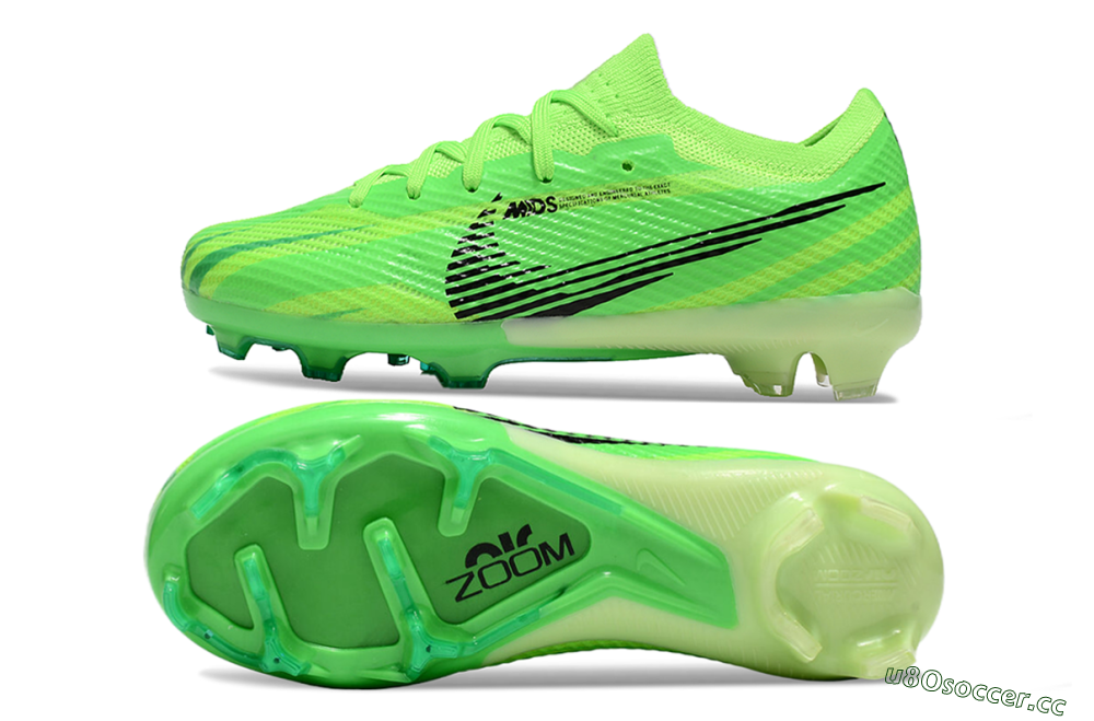 Kids Kids Nike Air Zoom Mercurial Vapor 15 Elite FG Firm Ground Low-Tops Football Boots - Yellow/Black 1