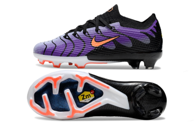 Kids Kids Nike Air Zoom Mercurial Vapor 15 Elite FG Firm Ground Low-Tops Football Boots - Purple/Orange/Black