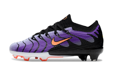 Kids Kids Nike Air Zoom Mercurial Vapor 15 Elite FG Firm Ground Low-Tops Football Boots - Purple/Orange/Black