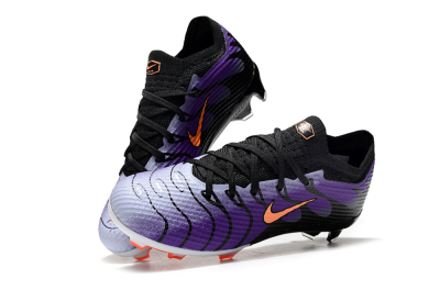 Kids Kids Nike Air Zoom Mercurial Vapor 15 Elite FG Firm Ground Low-Tops Football Boots - Purple/Orange/Black