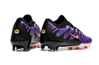 Kids Kids Nike Air Zoom Mercurial Vapor 15 Elite FG Firm Ground Low-Tops Football Boots - Purple/Orange/Black