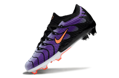 Kids Kids Nike Air Zoom Mercurial Vapor 15 Elite FG Firm Ground Low-Tops Football Boots - Purple/Orange/Black