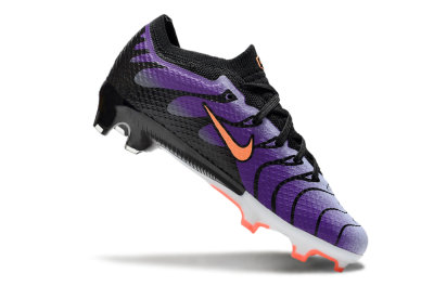 Kids Kids Nike Air Zoom Mercurial Vapor 15 Elite FG Firm Ground Low-Tops Football Boots - Purple/Orange/Black