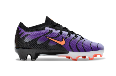 Kids Kids Nike Air Zoom Mercurial Vapor 15 Elite FG Firm Ground Low-Tops Football Boots - Purple/Orange/Black