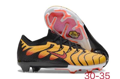 Kids Kids Nike Air Zoom Mercurial Vapor 15 Elite FG Firm Ground Low-Tops Football Boots - Yellow/Black/Red
