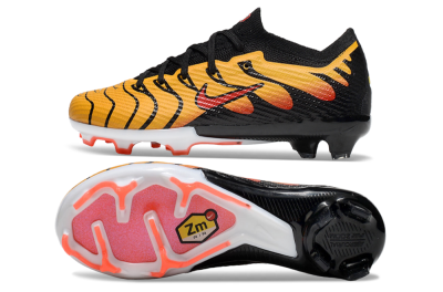 Kids Kids Nike Air Zoom Mercurial Vapor 15 Elite FG Firm Ground Low-Tops Football Boots - Yellow/Black/Red