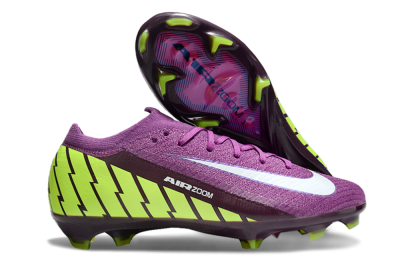 Unisex Nike Air Zoom Mercurial Vapor 16 Elite FG Firm Ground Low-Tops Football Boots - Purple/White/Yellow/Brown