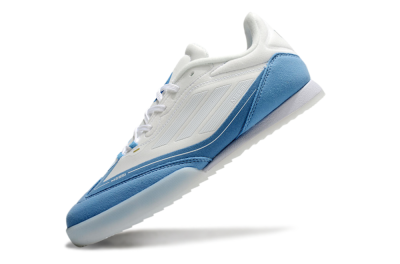 Men's Messi Adizero F50 Freestyle IC Indoor & Futsal Low-Tops Football Shoes - White/Blue/Grey