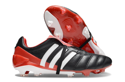 Men's Adidas Predator Mutator Mania Tormentor FG Firm Ground Low-Tops Football Boots - Black/White/Red