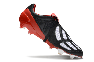 Men's Adidas Predator Mutator Mania Tormentor FG Firm Ground Low-Tops Football Boots - Black/White/Red