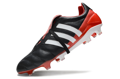 Men's Adidas Predator Mutator Mania Tormentor FG Firm Ground Low-Tops Football Boots - Black/White/Red