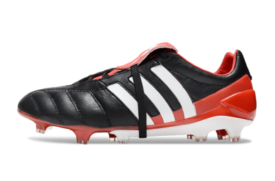 Men's Adidas Predator Mutator Mania Tormentor FG Firm Ground Low-Tops Football Boots - Black/White/Red