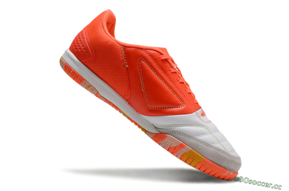 Men's Adidas Top Sala Competition IC Indoor & Futsal Low-Tops Football Shoes - White/Red/Yellow 4