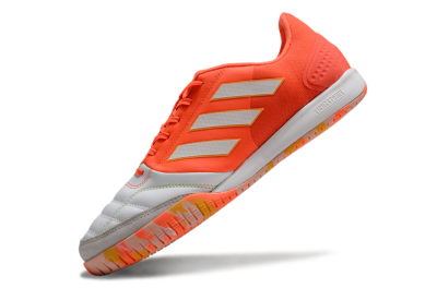 Men's Adidas Top Sala Competition IC Indoor & Futsal Low-Tops Football Shoes - White/Red/Yellow