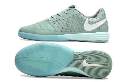 Unisex Nike Lunar Gato 2 IC Indoor & Futsal Low-Tops Football Shoes - Jade/White