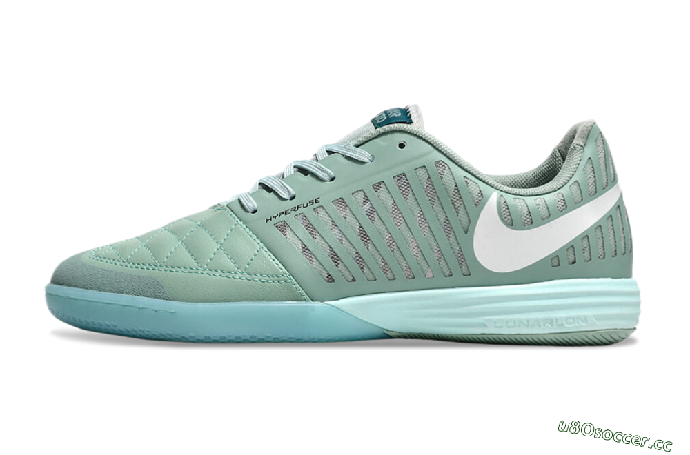 Unisex Nike Lunar Gato 2 IC Indoor & Futsal Low-Tops Football Shoes - Jade/White 0