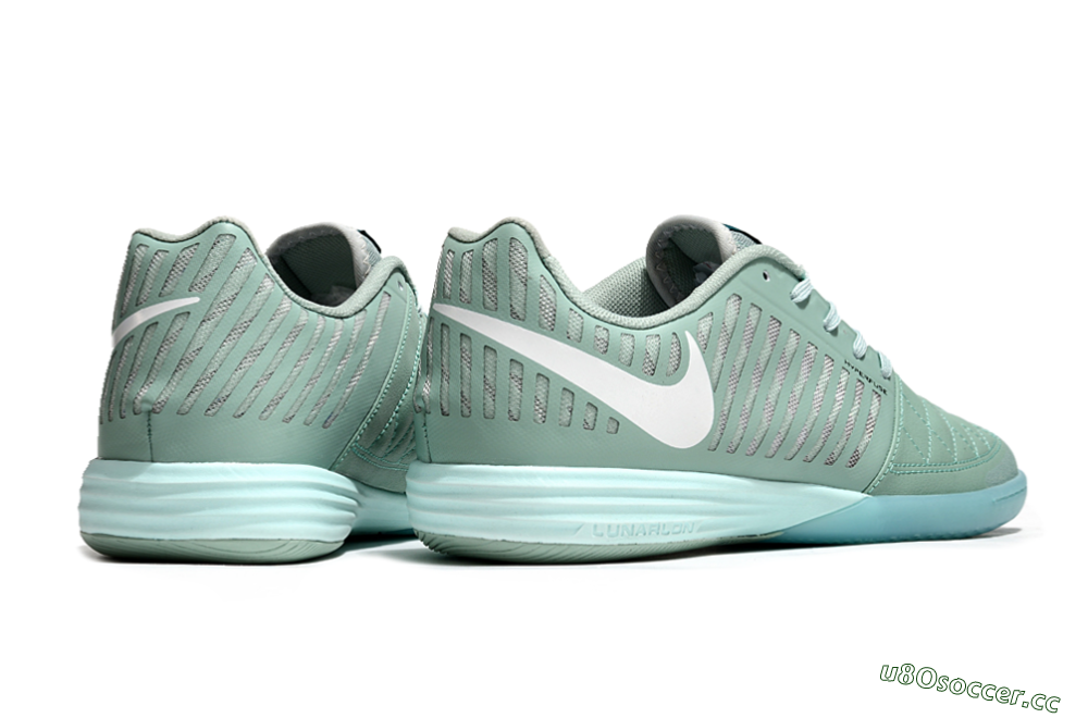 Unisex Nike Lunar Gato 2 IC Indoor & Futsal Low-Tops Football Shoes - Jade/White 6