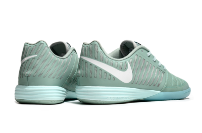 Unisex Nike Lunar Gato 2 IC Indoor & Futsal Low-Tops Football Shoes - Jade/White