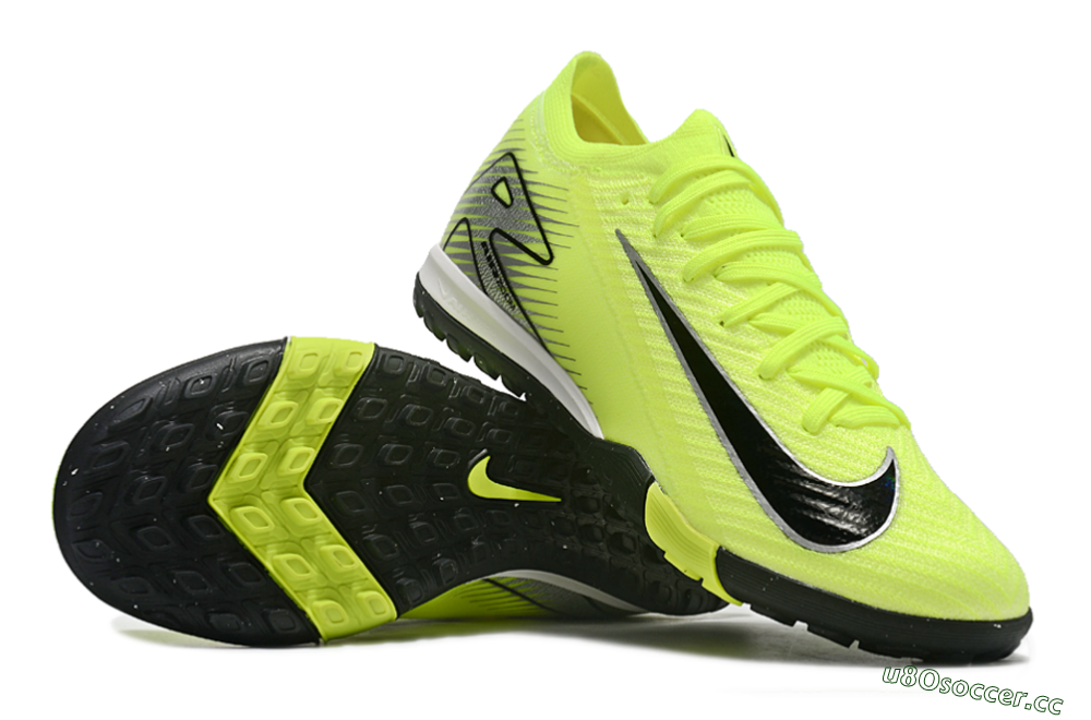 Unisex Nike Air Zoom Mercurial Vapor 16 Elite TF Artificial Turf Low-Tops Football Shoes - Yellow/Black/Silver 1