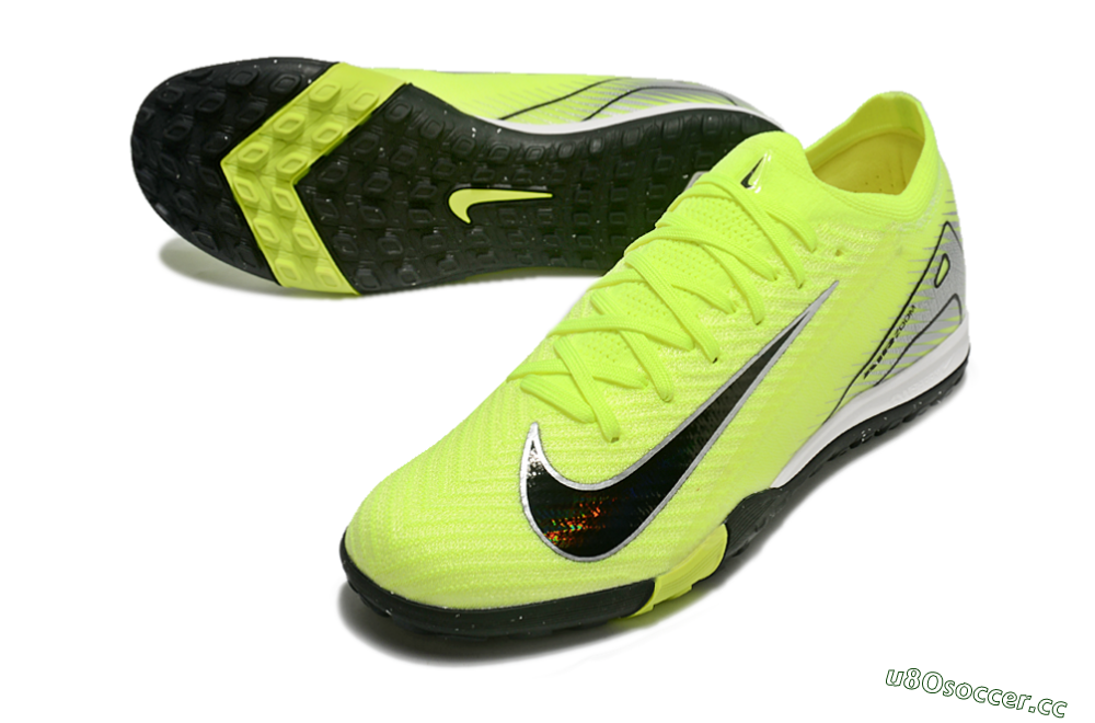 Unisex Nike Air Zoom Mercurial Vapor 16 Elite TF Artificial Turf Low-Tops Football Shoes - Yellow/Black/Silver 3