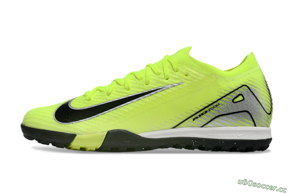 Unisex Nike Air Zoom Mercurial Vapor 16 Elite TF Artificial Turf Low-Tops Football Shoes - Yellow/Black/Silver 0