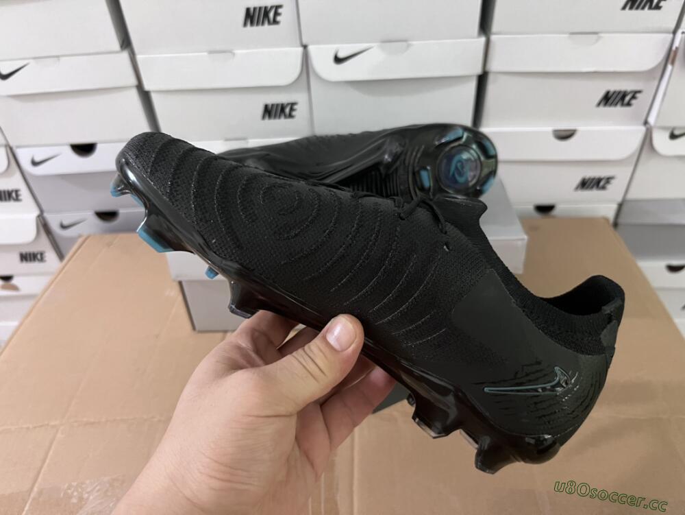 Men's Nike Phantom Luna Elite NU FG Firm Ground Low-Tops Football Boots - Black/Blue
