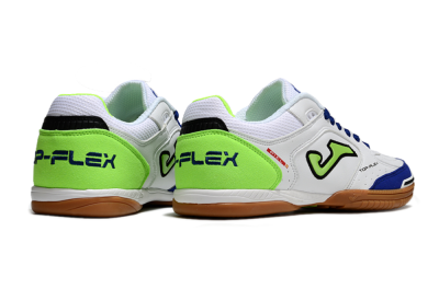 Men's Joma Top Flex 920 IC Indoor & Futsal Low-Tops Football Shoes - White/Blue/Yellow