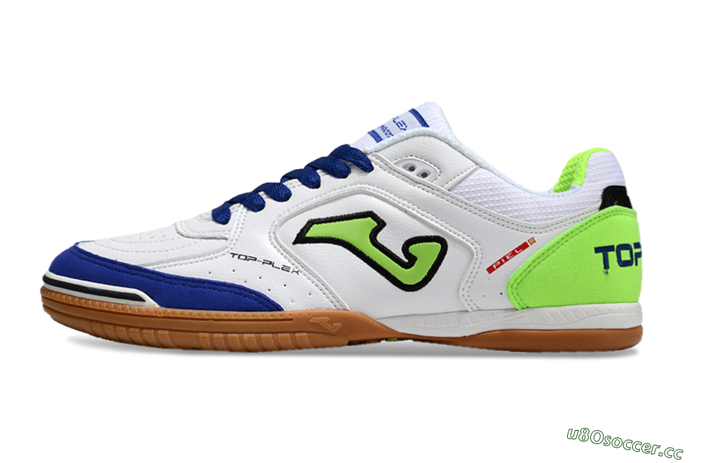 Men's Joma Top Flex 920 IC Indoor & Futsal Low-Tops Football Shoes - White/Blue/Yellow 0