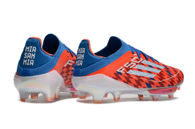 Men's Adidas F50+ Lightstrike Elite FG Firm Ground Low-Tops Football Boots - Red/Blue/White
