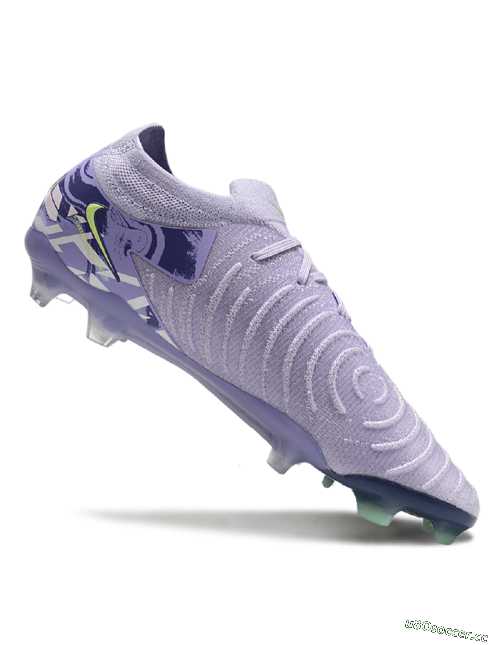 Men's Nike Phantom Luna Elite FG Firm Ground Low-Tops Football Boots - Purple/Yellow/White 4