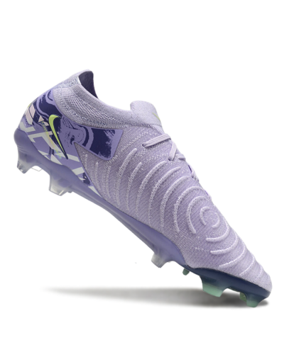 Men's Nike Phantom Luna Elite FG Firm Ground Low-Tops Football Boots - Purple/Yellow/White
