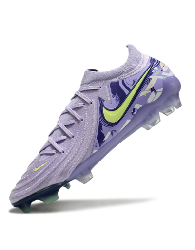 Men's Nike Phantom Luna Elite FG Firm Ground Low-Tops Football Boots - Purple/Yellow/White