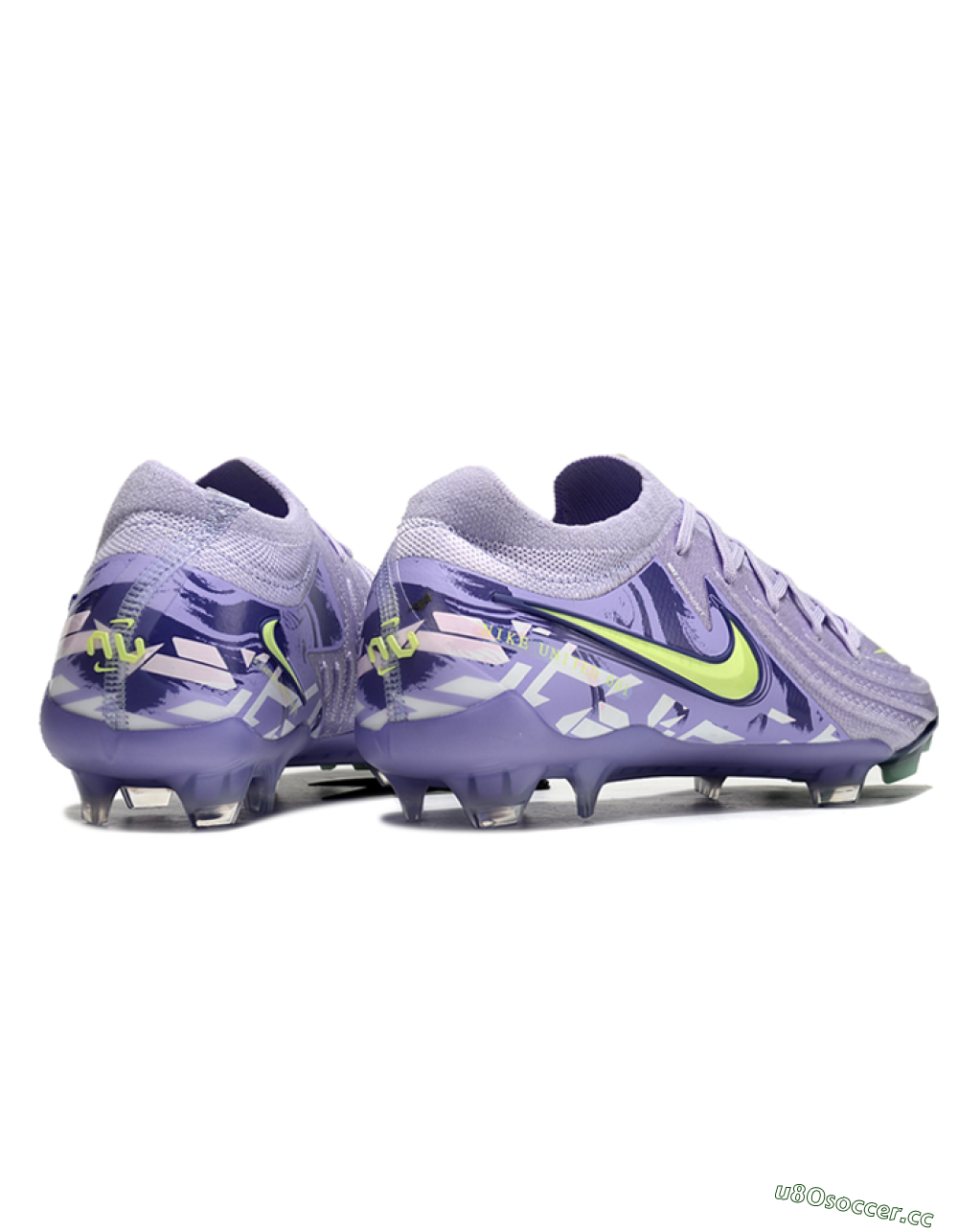 Men's Nike Phantom Luna Elite FG Firm Ground Low-Tops Football Boots - Purple/Yellow/White 6