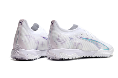 Men's Puma Ultra Ultimate TF Artificial Turf Low-Tops Football Shoes - White/Purple/Blue