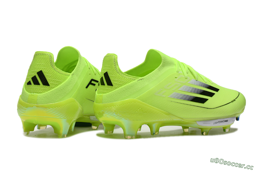 Men's Adidas F50 Lightstrike Elite SG Soft Ground Low-Tops Football Boots - Yellow/Black/White 6