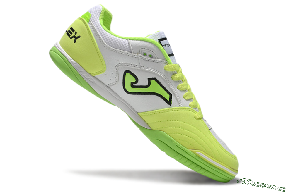 Men's Joma Top Flex 920 IC Indoor & Futsal Low-Tops Football Shoes - White/Yellow/Black 4