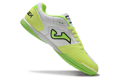 Men's Joma Top Flex 920 IC Indoor & Futsal Low-Tops Football Shoes - White/Yellow/Black