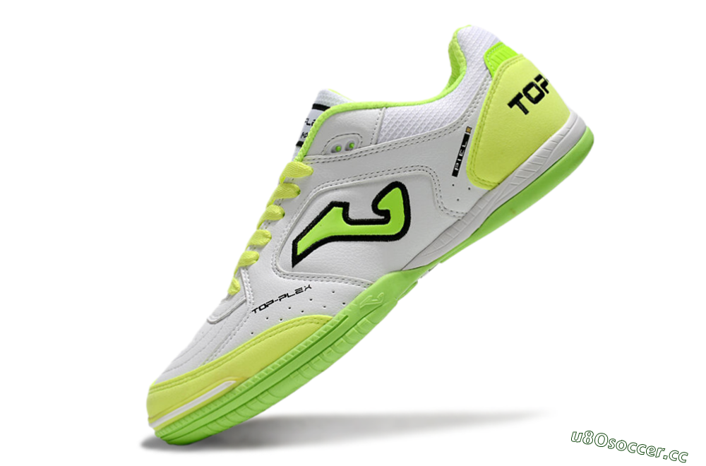 Men's Joma Top Flex 920 IC Indoor & Futsal Low-Tops Football Shoes - White/Yellow/Black 5