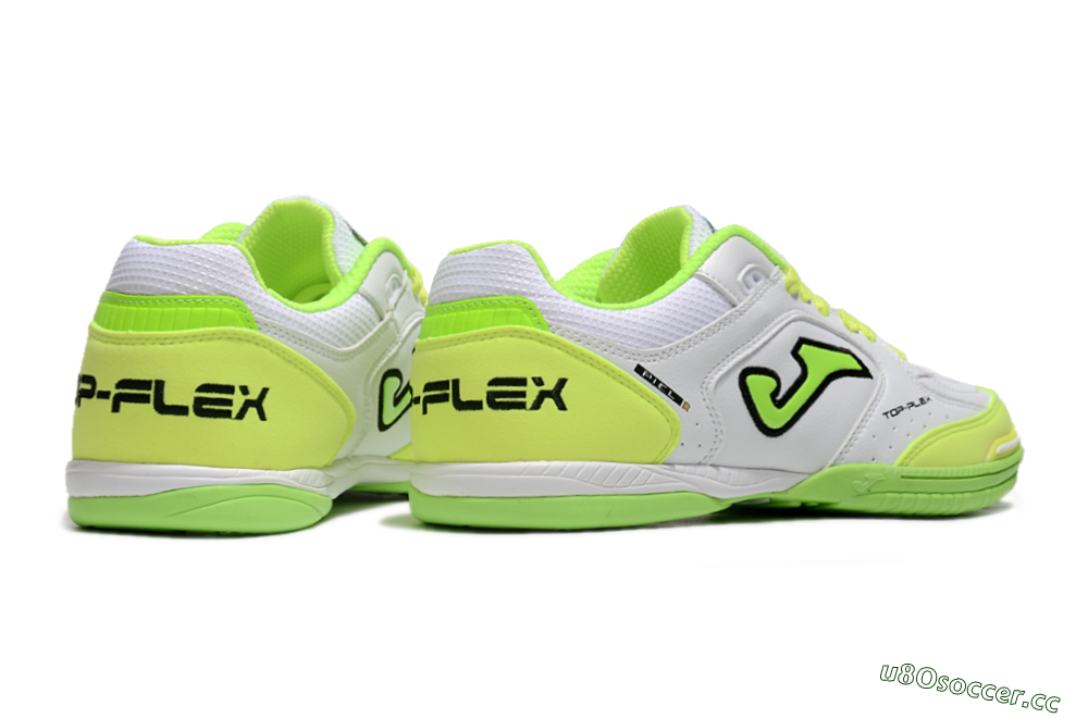 Men's Joma Top Flex 920 IC Indoor & Futsal Low-Tops Football Shoes - White/Yellow/Black 6