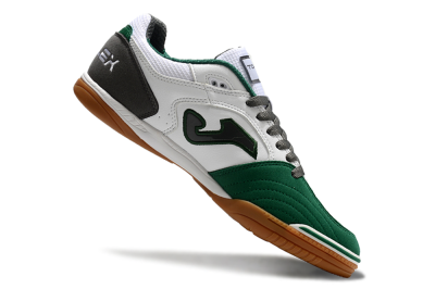 Men's Joma Top Flex 920 IC Indoor & Futsal Low-Tops Football Shoes - White/Green/Black