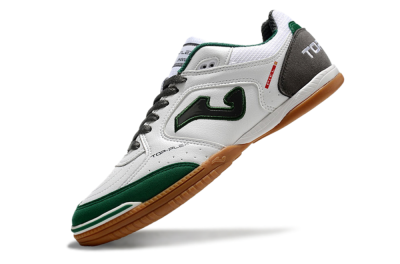Men's Joma Top Flex 920 IC Indoor & Futsal Low-Tops Football Shoes - White/Green/Black