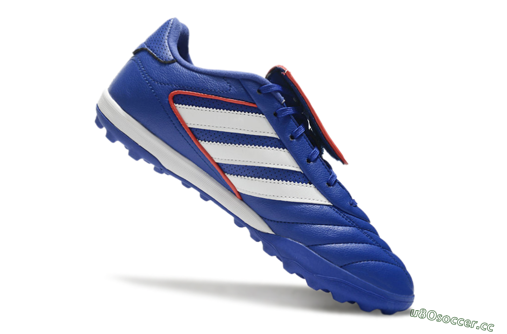 Men's Adidas Copa Gloro 2 TF Artificial Turf Low-Tops Football Shoes - Blue/White/Red 4