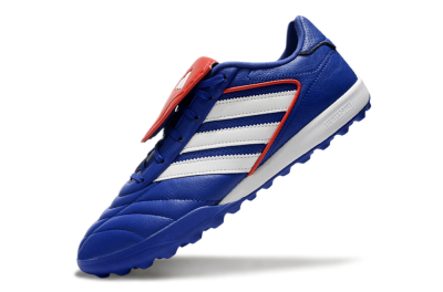 Men's Adidas Copa Gloro 2 TF Artificial Turf Low-Tops Football Shoes - Blue/White/Red