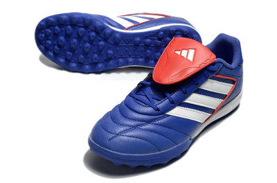 Men's Adidas Copa Gloro 2 TF Artificial Turf Low-Tops Football Shoes - Blue/White/Red