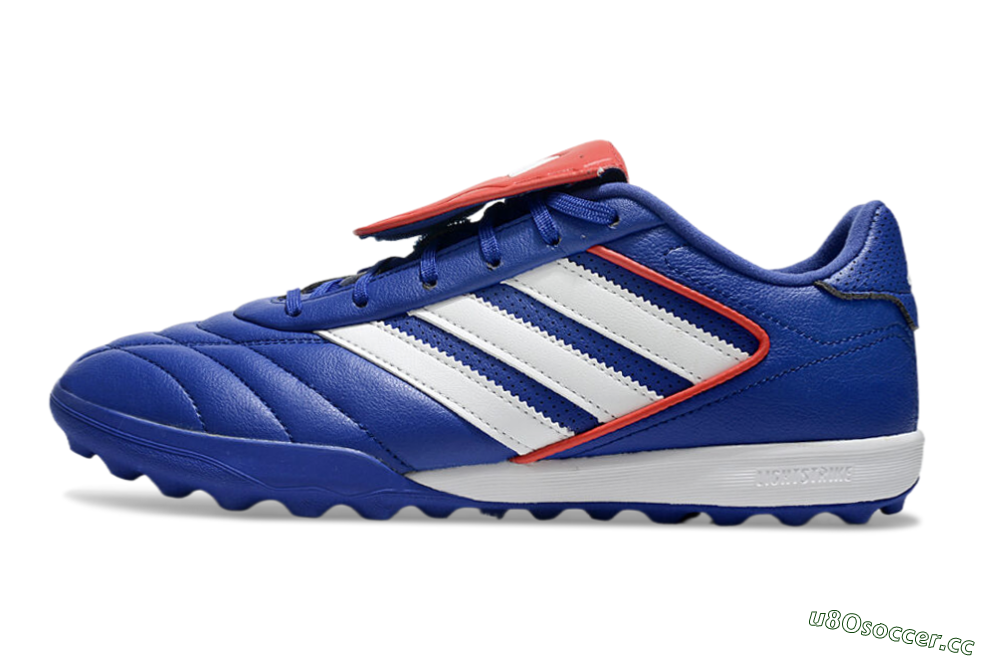 Men's Adidas Copa Gloro 2 TF Artificial Turf Low-Tops Football Shoes - Blue/White/Red 0