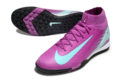 Men's Nike Air Zoom Mercurial Superfly 10 Elite TF Artificial Turf High-Tops Football Shoes - Red/Jade/White